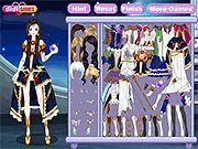Mysterious Mage Dressup free online game, fantasy magic clothes and staff, play free wizard fashion game