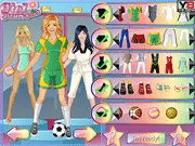Play Sport Stylist 2 free online dress-up game, style Olympic athletes for beach volleyball, judo, football, and water polo
