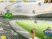 Play Tom and Jerry Road To Rio free online game, join the cat and mouse duo for soccer fun in Brazil