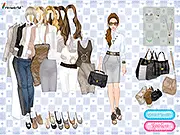 Play Elegant Jewelry Dress Up online free, plain elegant clothing to highlight emerald jewelry