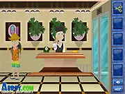 Free online puzzle game screenshot from Need For Vacation showing a room with various objects and items to find, hidden object game