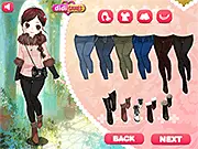 Valentine's Day Actually free online dress up game, play online romantic fashion game, Jenny's Valentine's Day outfit, PlayArcadeHub