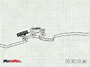 Free online racing game screenshot of a powerful SUV driving fast on a rugged, off-road dirt track, SUV Driver Max thumbnail
