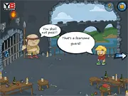 Screenshot from My Adventure Book 2 online game showing a character magically appearing in a vibrant fantasy world from a book