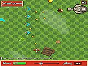 Airway Battle free online game screenshot showing an airplane shooting down enemy aircraft in an intense arcade shooter.