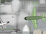 Endless Migration II Demo game, bird flock avoiding fast airplanes, free online arcade game