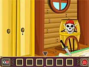 Rescue the Pirates escape game, solving puzzles on an enemy ship, free online point-and-click game