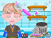 Baby Kristoff Insect Bites Care free online game, treating insect bites, caring and medical simulation