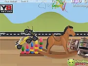 Volt Toys Championship online free RC car racing game driving over big ramps on PlayArcadeHub