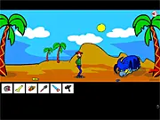 Cody Jones and the Island of Death adventure game online free, play point and click puzzle game, rescue Indiana Jones