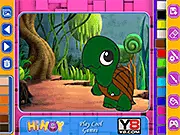 Animal Painting coloring game free online, cute animal pictures to color, kids creative art game, painting animals with custom backgrounds