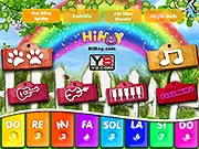 Piano for Kids free online game, children's music learning keyboard, play free educational games, animal sounds for kids