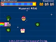 Nyan Cat Fly free online infinite runner game with pixel art and rainbow trail