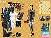 Wild Animal Loaded fashion game, character dressed in leopard print and elegant fabrics, play free online dress up game