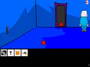 Pepe Saw Game online puzzle adventure screenshot, featuring Pepe the Frog trying to escape from the villain Pigsaw.