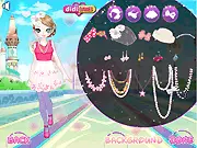 Dreamy Look free online fashion dress-up game, styling Sienna for her graduation day like a princess