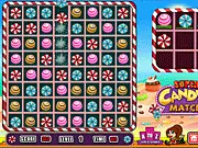 Super Candy Match free online game screenshot, colorful candies and puzzle grid, match-3 game
