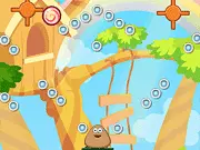 Pou Likes Candy free online game, solving a physics puzzle to deliver candy to the character Pou