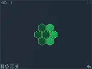 Hivex free online puzzle game hexagonal lights out logic challenge