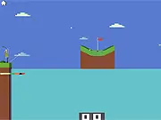 Battle Golf free online 2-player game competitive physics golf keyboard