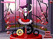 Gothic Ballerina Dress Up game online free with dark fashion, makeup, and ballet style