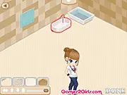 My Fashion Home game interior design screenshot, luxury living room with elegant furniture and art pieces