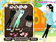 Two Young Girls 3 dress up game showing Lucy and Marzia getting ready for a professional fashion photo shoot with world-known designers