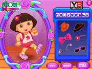 Play Rainbow Princess Dress Up free online, girl styling a princess with wings, dresses, and a magic wand