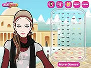Winter Travelling Dress Up and Makeup free online fashion game