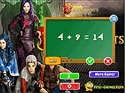 Play Descendants Puzzle Game online free featuring Carlos De Vil and math questions