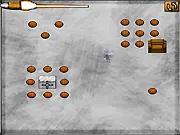 The title character from Ghostly Hope, a translucent ghost character, floating in a room in an online adventure puzzle game.