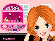 Screenshot of the Zodiac: Gemini dress-up game showing a girl named Sakura with a bright, expressive face, standing in front of a closet with a variety of colorful and trendy clothing items, accessories, and hairstyle options.