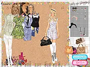 Play Mimi Retro Spring Dress Up game free online fashion vintage elegant retro style spring outfit