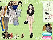 Retro Style Lady Dress Up free online game featuring vintage fashion and elegant veiled hats
