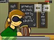 Screenshot of Four Second Frenzy, showing a chaotic mix of quick-fire microgames