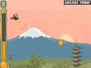 Screenshot of the Super Tappy Ninja free online tapping and avoiding game