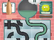 Waste Pipeline Puzzle Online game free, connect pipes fluid reservoir PlayArcadeHub