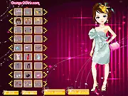 Zodiac Scorpio Style Dress-Up game featuring a girl in a mysterious, dark-themed outfit with astrology elements.