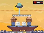 Play Save Astronauts 2 free online arcade game defending men from alien laser rays