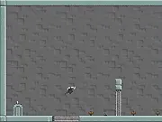 Glitch Lab platformer game free online, exploit bugs and glitches, challenging levels with invisible platforms and reversed gravity