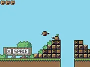 Potato the Destroyer side-scrolling action platformer game, Kichu the potato shooting, free minimalist action game