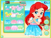 Princess Ariel Shoes Design game, free online dress-up, design Ariel's shoes and accessories, mermaid princess makeover