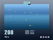 FISH Inc free online idle clicker game on PlayArcadeHub, incremental aquarium game