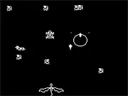 Blaze Blits free online shooter game, player dodging missiles and launching fireballs and breath attacks