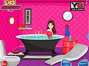 Ariana Grande Bathroom Decor free online game, player decorating an elegant bathroom for the superstar