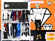 EXO Dress Up free online K-Pop fashion game featuring stylized EXO members