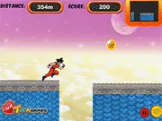 Dragon Ball Z Snakeway Run free online game Goku King Kai Vegeta Buu