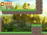 Screenshot from Monkey Change, showing the Sun Wukong character preparing to transform into an animal during an online adventure game.