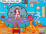 Princess Ariel Room Cleaning free online game tidy up time management for girls
