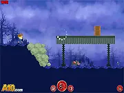 Zevil - The Terror Begin free online game. Point-and-click puzzle to eliminate zombies on a dark scene.